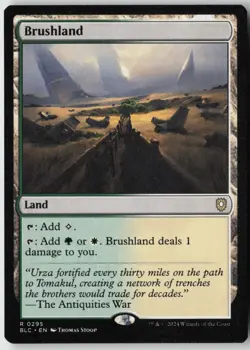 Brushland (295) - Normal - Commander: Bloomburrow (BLC) - NM - Image 1