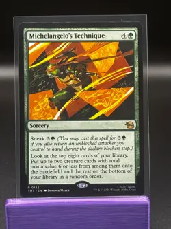 MTG TMNT R Michelangelo's Technique #0122 - Image 1