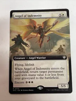 Angel Of Indemnity EXT ART OTJ #45 Rare - Image 1