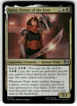 Karai, Future of the Foot 0151 TMNT Magic: The Gathering Foil NM - Image 1