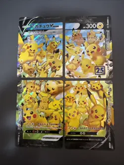 Pokemon Card Pikachu V-UNION RRR 025-028/028 S8a 25th Anniversary Japanese NM - Image 1