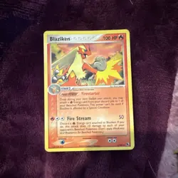 Pokemon Blaziken 3/109 Regular 2004 100 HP English TCG Card - Image 2