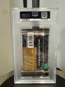 2010 Pokemon HeartGold SoulSilver Ampharos Pack PSA 9 - Image 2