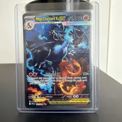 Pokemon TCG Phantasmal Flames Mega Charizard X ex 125/094 NEAR MINT NM SIR Holo - Image 1