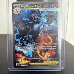 Pokemon TCG Phantasmal Flames Mega Charizard X ex 125/094 NEAR MINT NM SIR Holo - Image 3