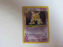 Pokemon Alakazam 1/102, Base Set Holo, LP - Image 1
