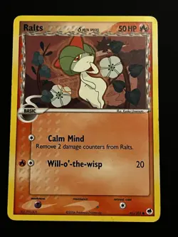 Pokemon TCG Ralts EX Dragon Frontiers 61/101 Regular Common MP - Image 1