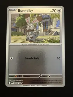Bunnelby 064/088 Common Reverse Holo - Pokemon TCG Perfect Order - NM - Image 1