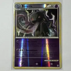 Pokemon Banette Triumphant 14/102 Stage 1 Reverse Holo Rare HP 80 English - Image 1
