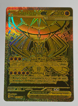 Pokemon Mega Zygarde ex 124/088 Gold Mega Hyper Rare Perfect Order NR MINT NEW ! - Image 1