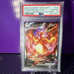 2022 Pokemon Ultra-Premium Collection Charizard VMAX #261 PSA 10 - Image 1
