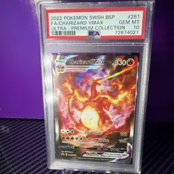 2022 Pokemon Ultra-Premium Collection Charizard VMAX #261 PSA 10 - Image 4