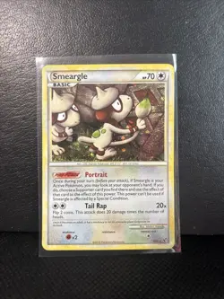Smeargle 8/90 - HGSS Undaunted NM/M Holo Rare Pokemon Card - Image 1