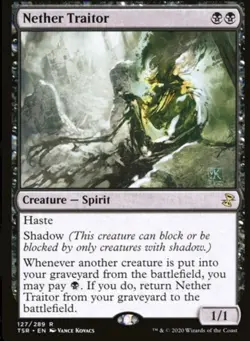 MTG Nether Traitor Regular Card Time Spiral Remastered #127/289 - Image 1