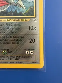 Skarmory - 1st Edition - 23/64 Neo Revelation - Pokemon TCG - 2001 - Image 5