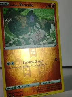 Galarian Yamask - POKEMON - Rebel Clash - 101/192 - Reverse Holo - NM -V - Image 2