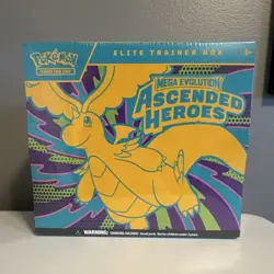 Pokemon Mega Evolution Ascended Heroes ETB Factory Sealed Send Offers!! - Image 1