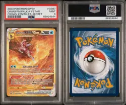 2023 POKEMON SWORD AND SHIELD CROWN ZENITH #GG67 ORGN.FRM.PALKIA VSTAR PSA 9 - Image 2