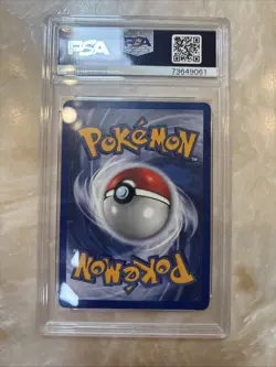2000 Pokemon Black Star Promo Holo Mew PSA 8 NM-MT Pokemon League W/ Swirl - Image 3