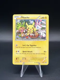 Pokemon TCG 2016 XY Black Star Promo Rare Holo Pikachu XY95 - Image 1