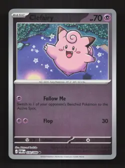 Clefairy 030/088 Common Perfect Order Pokemon Reverse Holo Near Mint - Image 1