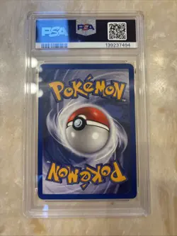 2000 Pokemon Rocket Holo Dark Alakazam 1st Edition PSA 8 NM-MT W/ Swirl - Image 3