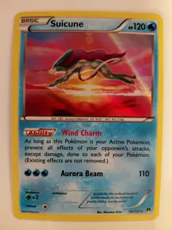 Suicune 30/122 XY Breakpoint Rare Holo NM Pokemon TCG - Image 1