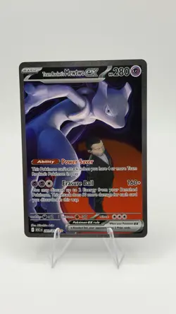 Team Rocket's Mewtwo EX 281/217 ASCENDED HEROES Pack Fresh NM Pokemon CLEAN - Image 1