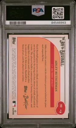 2023 Topps X Bob Ross The Joy of Baseball - Adley Rutschman #90 Rookie PSA 10 - Image 3