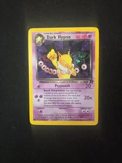 Pokemon TCG Dark Hypno Team Rocket 9 Holo Unlimited Holo Rare - Image 1