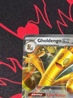 Pokemon TCG Gholdengo EX 139/182 Double Rare Paradox Rift UK - Image 3