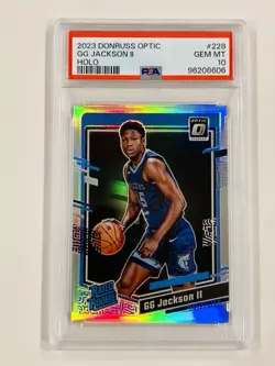 GG Jackson II 2023 Donruss Optic Holo RC #228 PSA 10 Grizzlies Rookie - Image 1