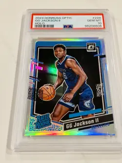 GG Jackson II 2023 Donruss Optic Holo RC #228 PSA 10 Grizzlies Rookie - Image 5