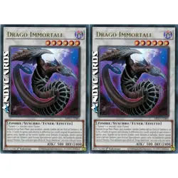 2x DRAGO IMMORTALE • (Immortal Dragon) • Ultra R • MP23 IT085 • 1Ed • Yugioh! - Image 1