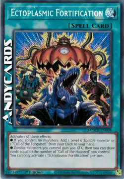 ECTOPLASMIC FORTIFICATION (Piu Ectoplasma) • Segreta • MZMU EN008 • 1Ed • Yugioh - Image 1