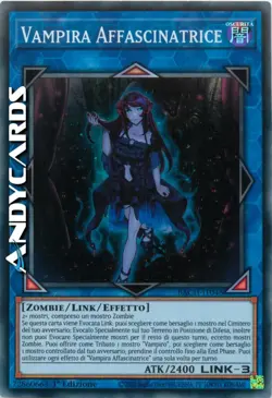 VAMPIRA AFFASCINATRICE (Vampire Fascinator) Super R • BACH IT048 • 1Ed • Yugioh! - Image 1