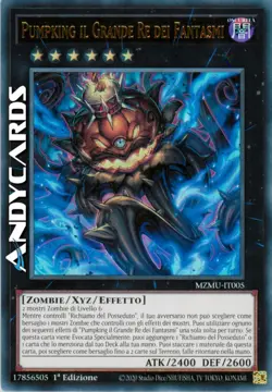 PUMPKING IL GRANDE RE DEI FANTASMI • Ultra R • MZMU IT005 • 1Ed • Yugioh! - Image 1
