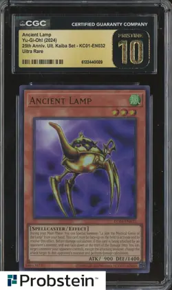 2024 Yu-Gi-Oh! 25th Anniversary Kaiba #KC01-EN032 Ancient Lamp CGC 10 PRISTINE - Image 1