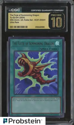 2024 Yu-Gi-Oh! 25th Anniver. Kaiba The Flute of Summoning Dragon CGC 10 PRISTINE - Image 1