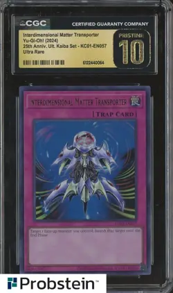 2024 Yu-Gi-Oh 25th Anv Kaiba Interdimensional Matter Transporter CGC 10 PRISTINE - Image 1
