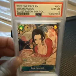 Bandai One Piece Boa Hancock Foil Super Rare ST17-004 PSA 10 English - Image 1
