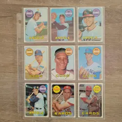 1969 Topps Baseball Lot 91 Cards, EX-NM / NRMT, HOF Stars, Ellis, NO DUPES - Image 3