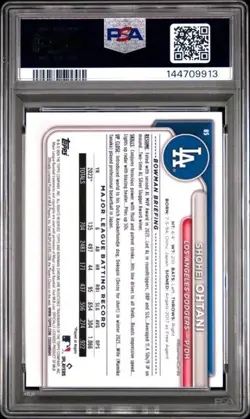 2024 BOWMAN CHROME 85 SHOHEI OHTANI PSA 10 GEM MINT - Image 2
