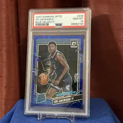 GG Jackson 2023 Donruss Optic - Rated Rookie Blue Velocity Prizm #228 PSA 10 - Image 1