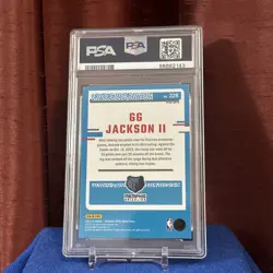 GG Jackson 2023 Donruss Optic - Rated Rookie Blue Velocity Prizm #228 PSA 10 - Image 2