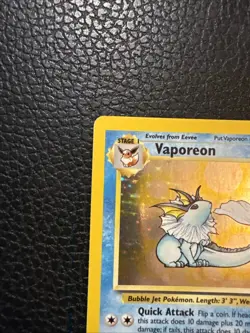 Pokemon Vaporeon Jungle 28/64 Rare Holo Base Set Jungle Card - Image 3