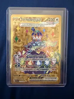 Pokemon Terapagos EX 173/142 Stellar Crown Hyper Rare Holo Basic 230HP TCG Card - Image 1