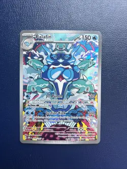 Pokemon TCG Palafin Sv03: Obsidian Flames Holo Illustration Rare Card 200/197 - Image 1