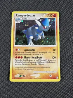 Swirl MP Rampardos Holo 33/123 Mysterious Treasures Exclusive 2007 Pokemon Card - Image 1