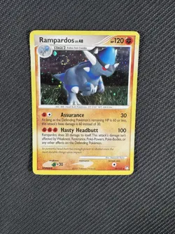 Swirl MP Rampardos Holo 33/123 Mysterious Treasures Exclusive 2007 Pokemon Card - Image 5